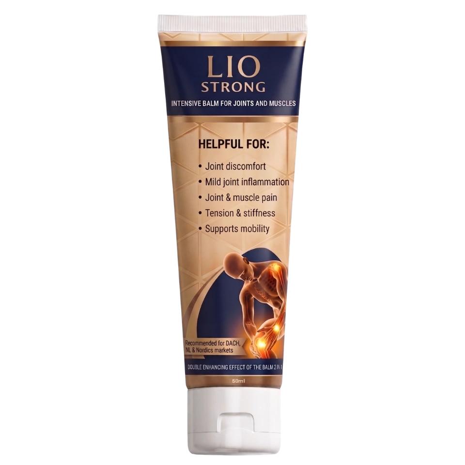 Eine Tube LioStrong Joint Pain Cream